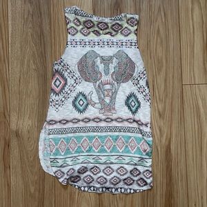 Elephant Print Tank TBD F